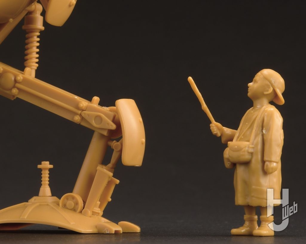 ARTPLA マシーネンクリーガー 陸戦ガンス（2機セット）の同梱されるエディ・アムゼル人形の画像