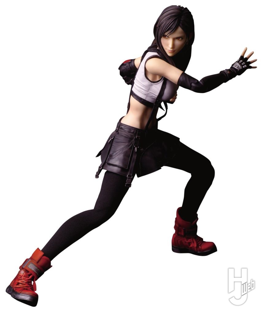 ファイナルファンタジーVII リバース　PLAY ARTS真　ティファ・ロックハートのポージング画像