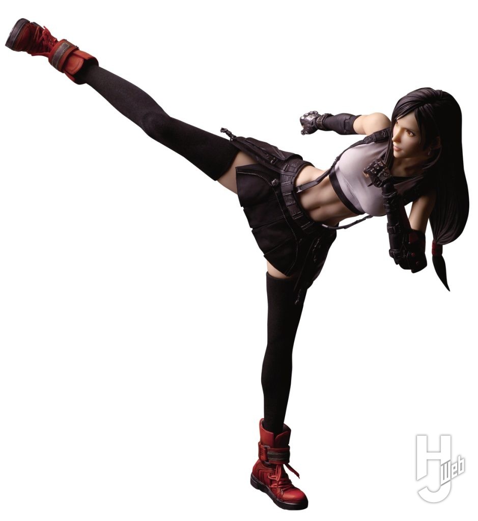 ファイナルファンタジーVII リバース　PLAY ARTS真　ティファ・ロックハートのポージング画像2枚目