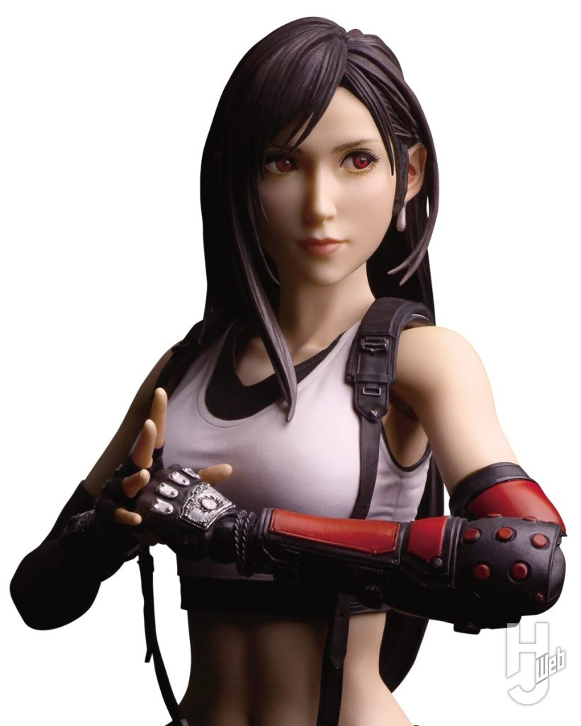 ファイナルファンタジーVII リバース　PLAY ARTS真　ティファ・ロックハートのバストアップの画像