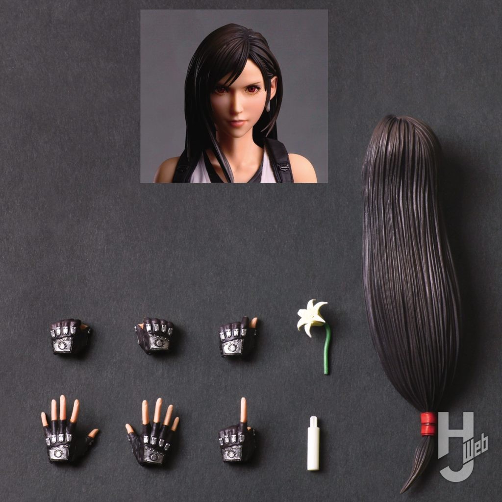 ファイナルファンタジーVII リバース　PLAY ARTS真　ティファ・ロックハートの収録パーツ一覧の画像2枚目