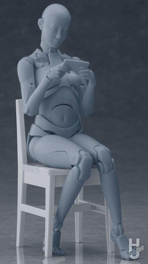 西村式デッサン人形 オリーブさん GRAYの画像