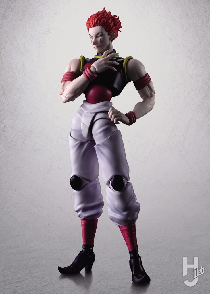 ヒソカの可動フィギュアの画像