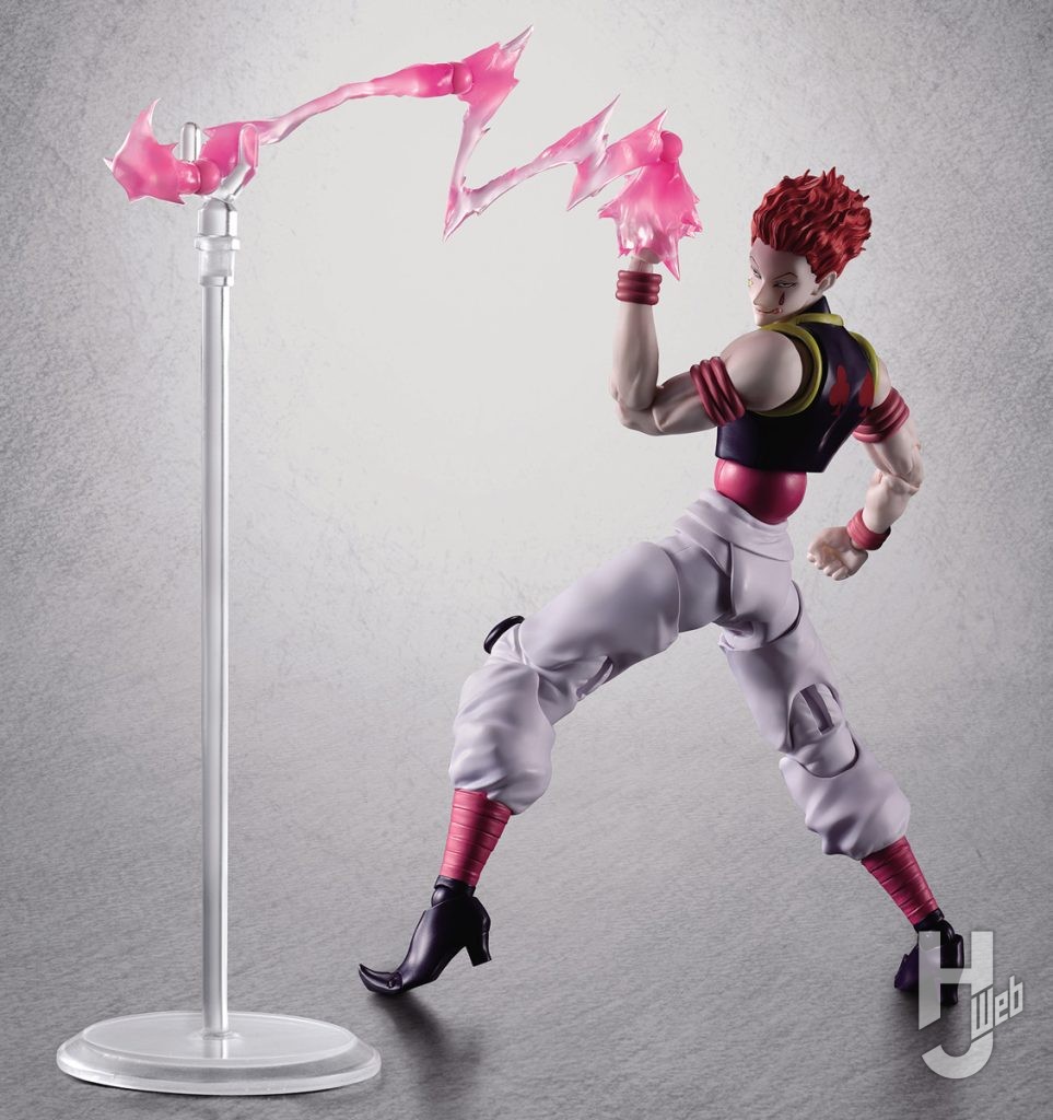 ヒソカの可動フィギュアの全体画像