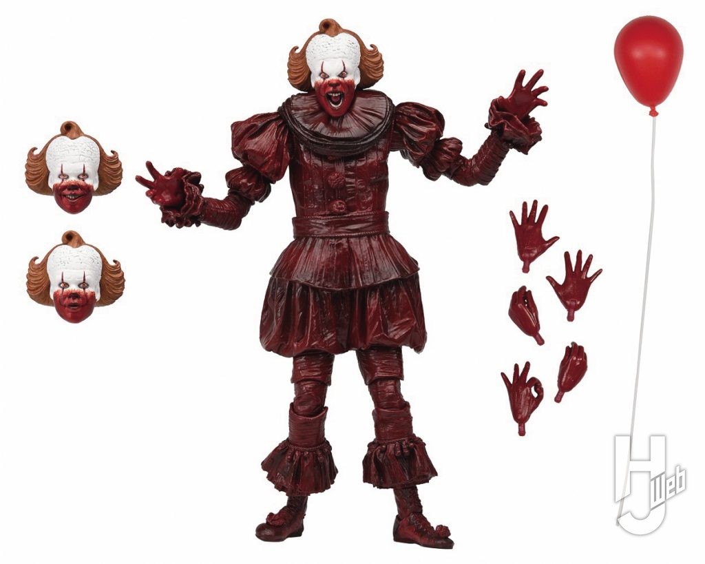 ペニーワイズの可動フィギュアの画像