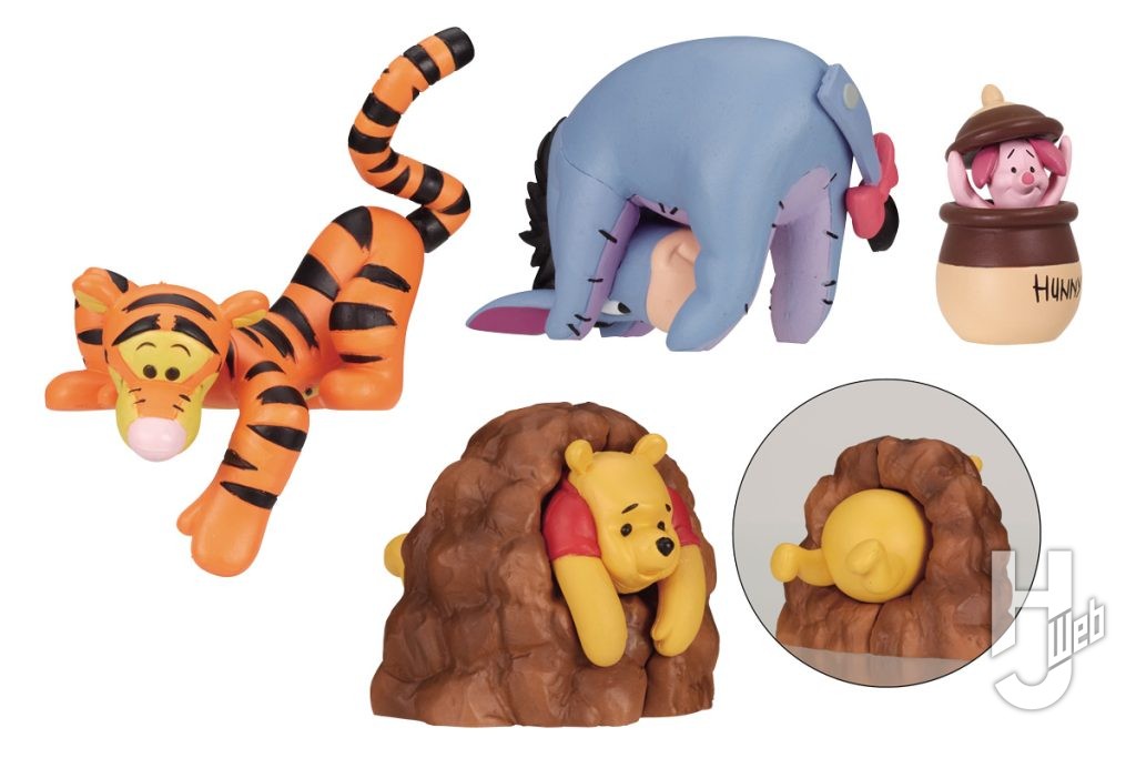 くまのプーさんのミニチュアフィギュアの画像