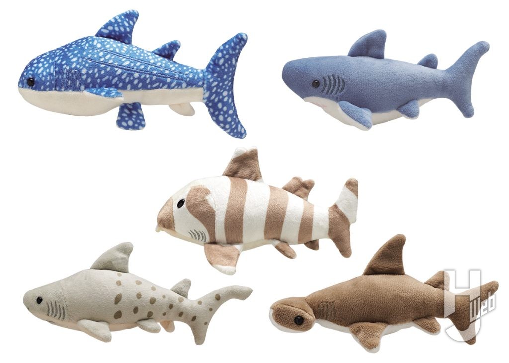 サメのぬいぐるみの画像