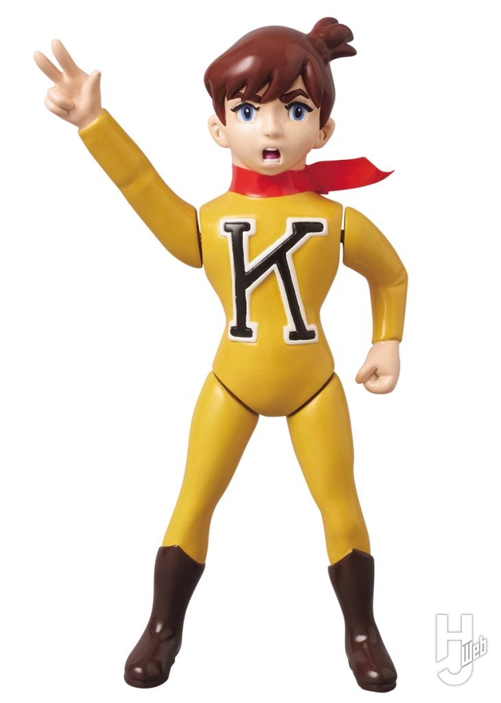 チャージマン研のソフビフィギュアの画像