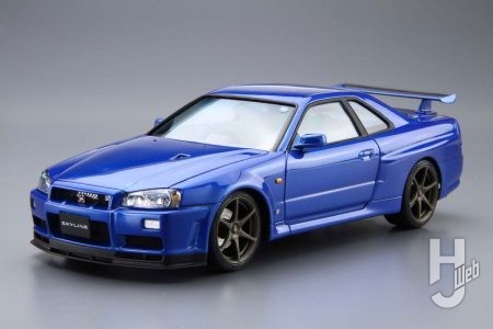 【2026年7月新製品】青島文化教材社「1/24 ニッサン BNR34 スカイラインGT-R V-specⅡ ’02」