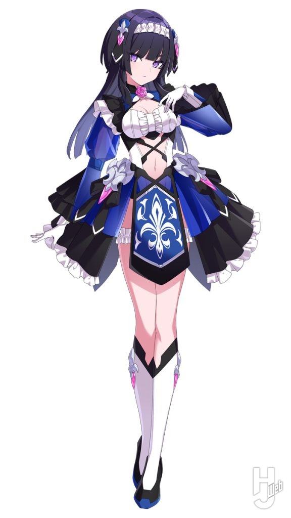 エリカ＝ストラディヴァリの立ちイラスト