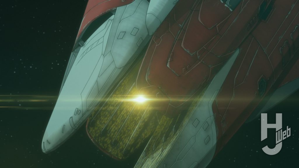 「80号計画試験艦アーコフ型強襲戦艦ラ＝ジェンドラ」艦首冷却装置