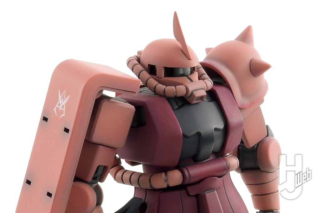 けんたろう製作「シャアザク」上半身アップ