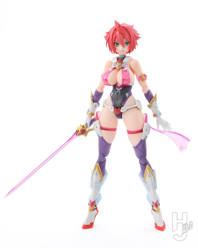 キューティーハニーのプラモデルの全体画像その1