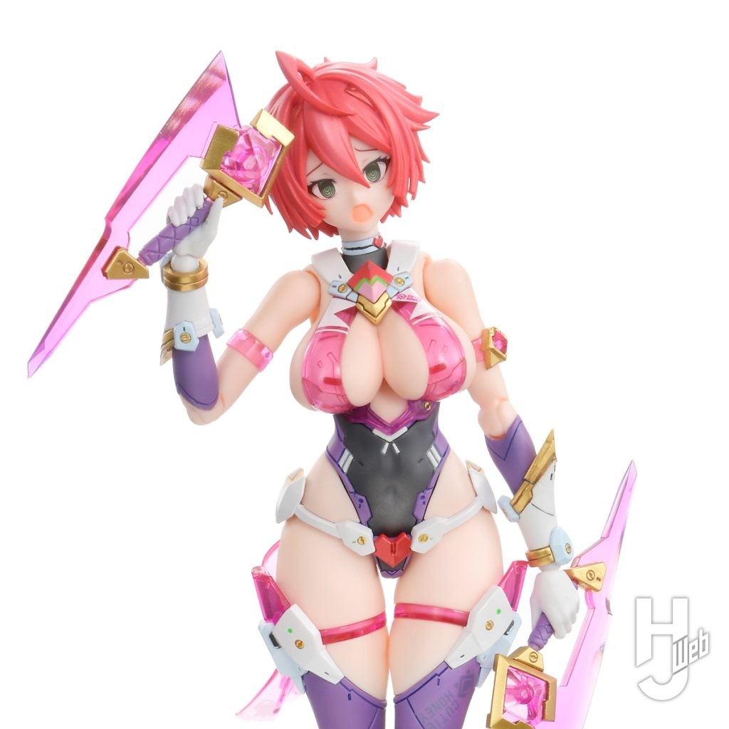 キューティーハニーのプラモデルのアップ画像その3