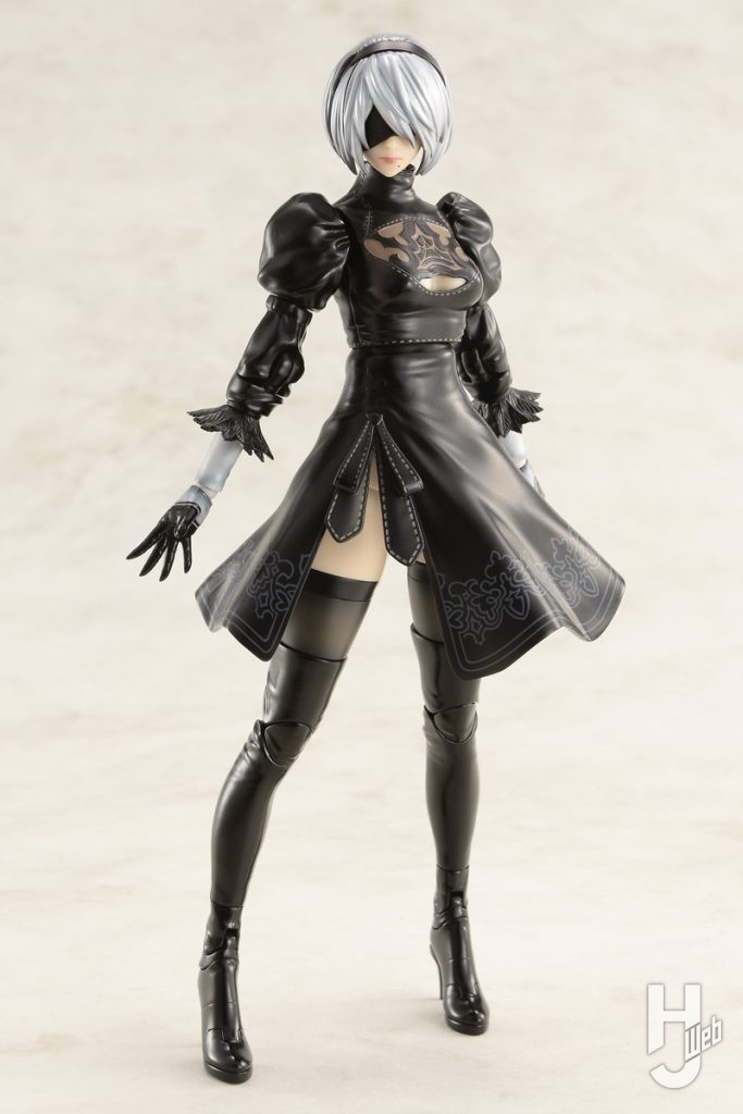 2Bのプラモデルの全体画像その2