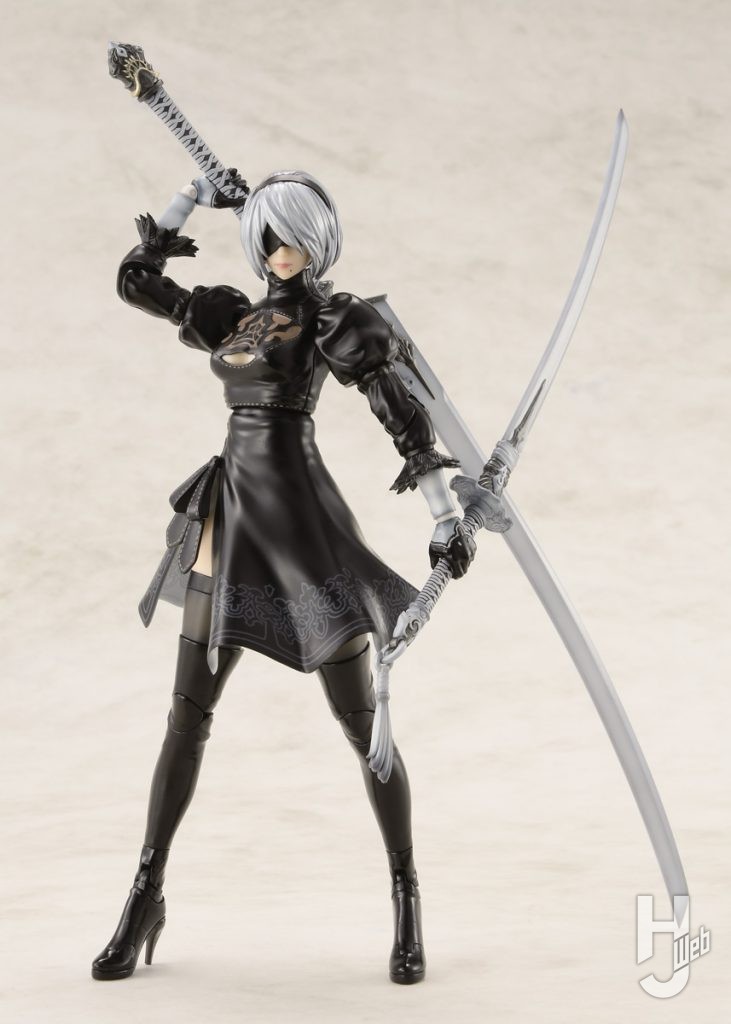 2Bのプラモデルの全体画像その3