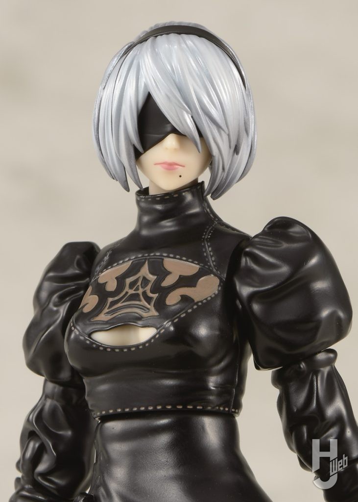 2Bのプラモデルのアップ画像その2