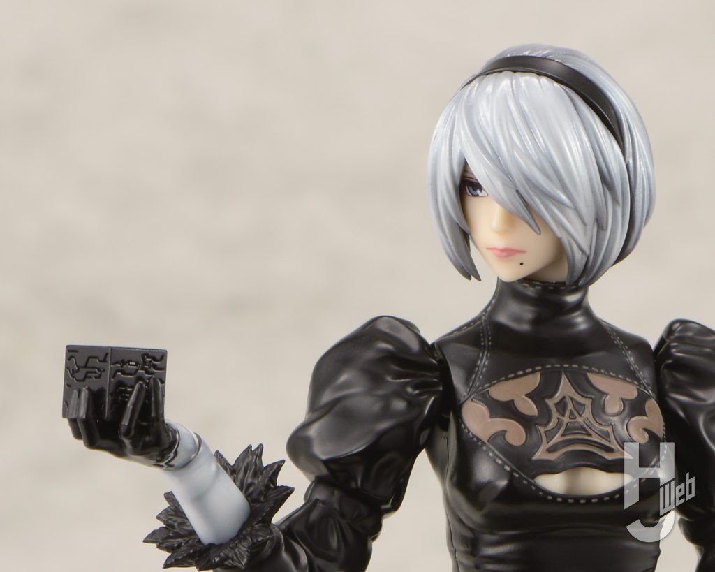 2Bのプラモデルのアップ画像その3