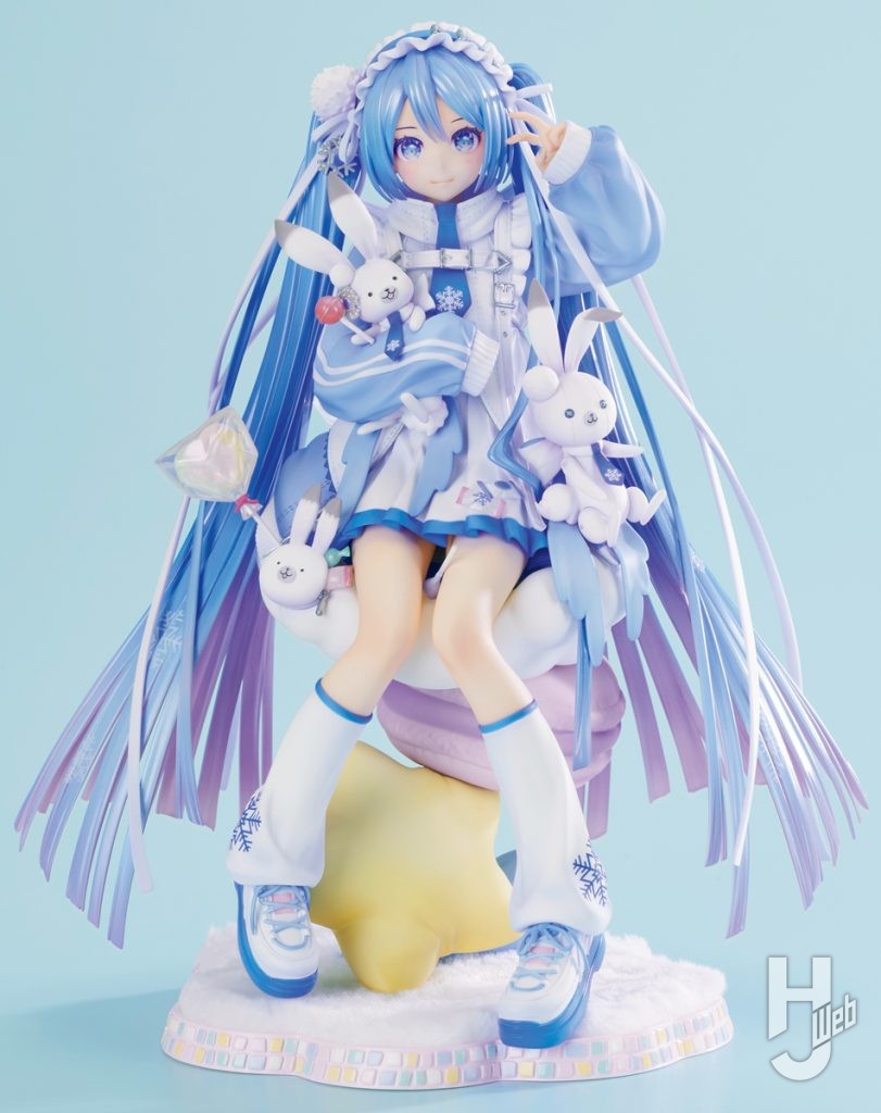 グッドスマイルカンパニーのフィギュア 雪ミク Yukiiro Pop Ver.の正面の画像