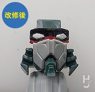 セイラマスオ製作「カラミティガンダム Ver.W.G.P.N.」製作途中マスク2