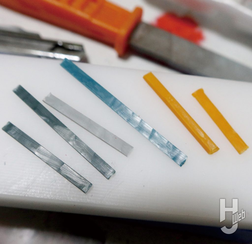 セイラマスオ製作「カラミティガンダム Ver.W.G.P.N.」製作途中ディテール追加