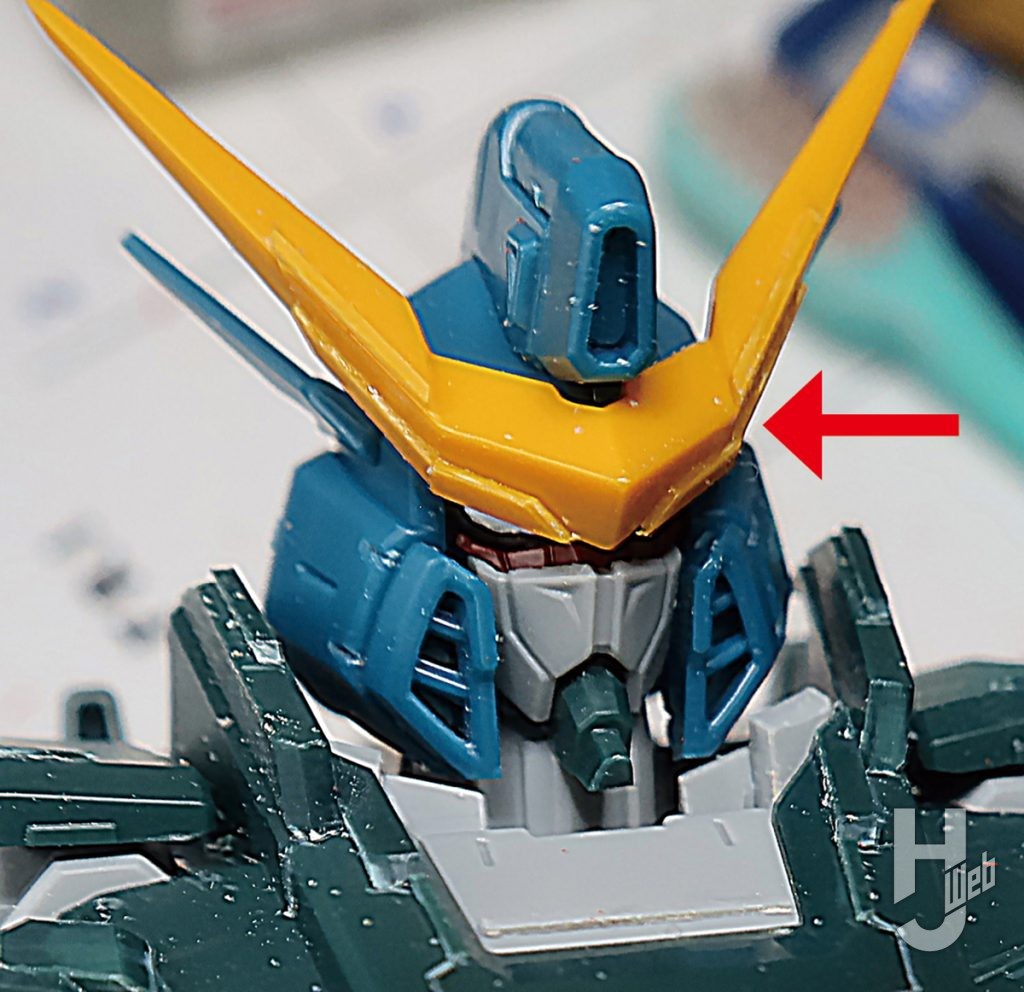 セイラマスオ製作「カラミティガンダム Ver.W.G.P.N.」製作途中ディテール追加3