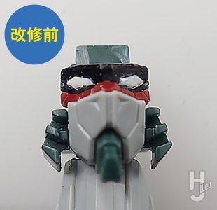 セイラマスオ製作「カラミティガンダム Ver.W.G.P.N.」製作途中マスク