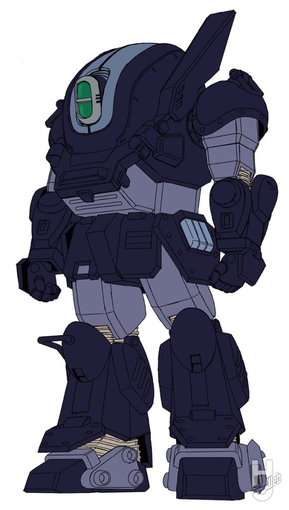 『装甲騎兵ボトムズ コマンドフォークト』スコープドッグ水中潜航装備仕様イラスト