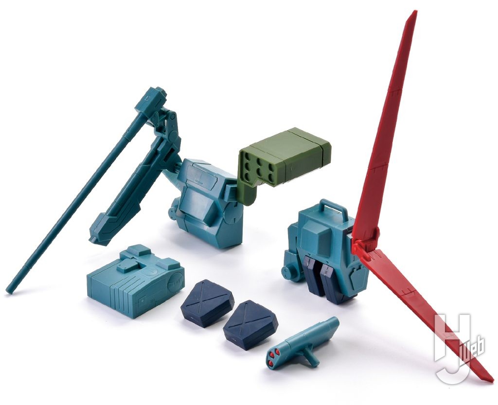 HG スコープドッグ用拡張パーツセット3バーグラリードッグのバックパック他