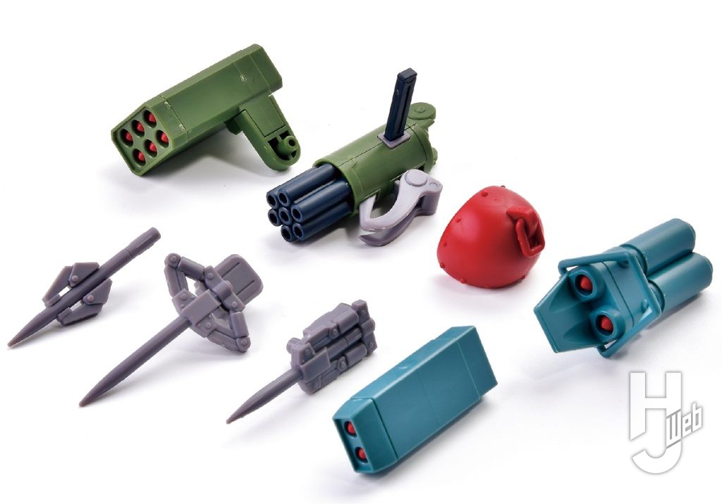 HG スコープドッグ用拡張パーツセット4腕に付ける装備やミサイル系が充実のセット