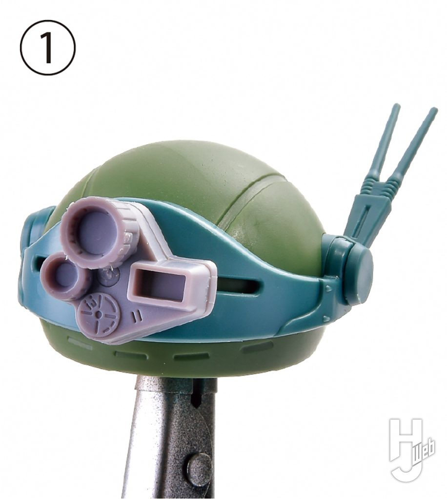 HG スコープドッグ用拡張パーツセット7バウンティドッグに見られるセンサー増加タイプ