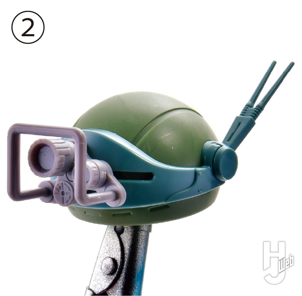 HG スコープドッグ用拡張パーツセット7サンサ戦におけるグレゴルー機のフレーム付きカメラ