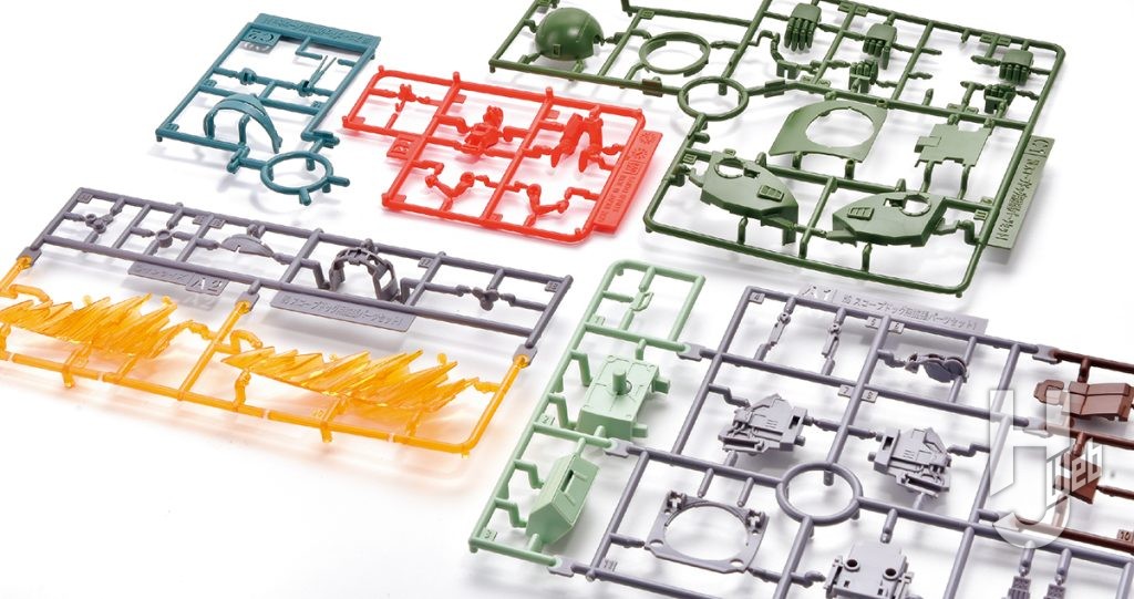 HG スコープドッグ用拡張パーツセット1ランナー