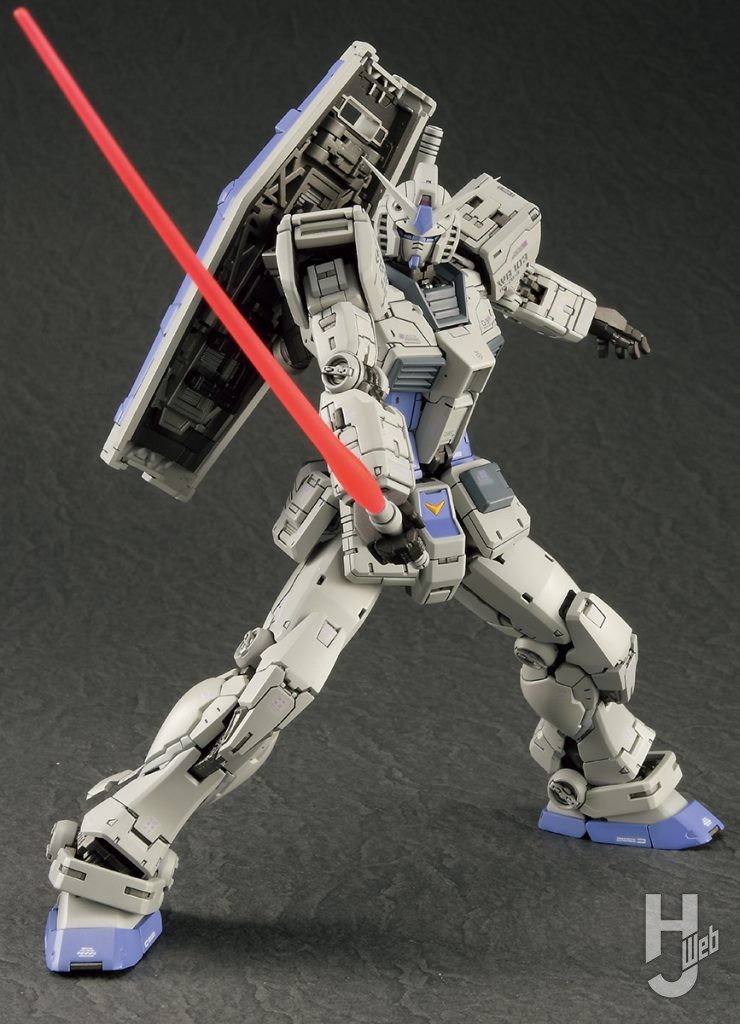 Ryunz製作「RX-78-3 G-3ガンダム」ビームサーベルポージング例