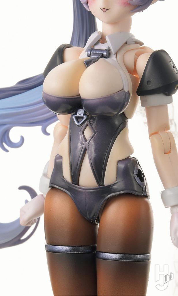 ファジー製作「デザイアメイデン グリードバニー」胸部アップ