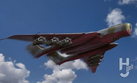 MAX渡辺製作「傭兵軍 巨大輸送機 マンタレイ」特撮