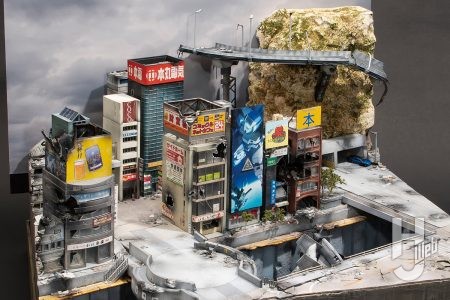 30MLイベントで展示された市街地ディオラマの作り方大公開!! 瓦礫の作り方や半壊した建物の表現など見どころ満載！【30 MINUTES LABEL FES. OSAKA 」】