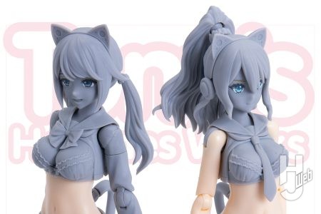 【原型公開】『ギルティプリンセス』にオタク系地味娘「もえこ」＆ハイテンションギャル娘「ぎゃる乃」が登場！ コスプレ好きな2人の細部造形をTony氏のイラストとともにお届け!!【Tony’ｓヒロインワークス】