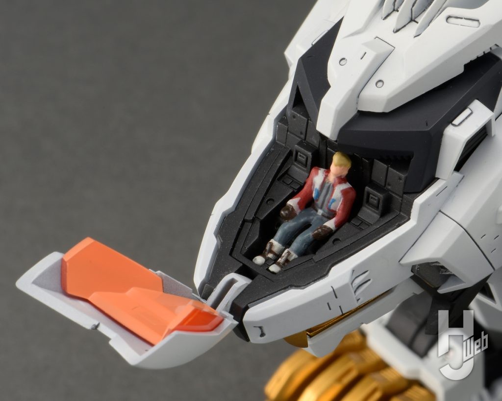 RZ-041 ライガーゼロの作例のキャノピーの画像