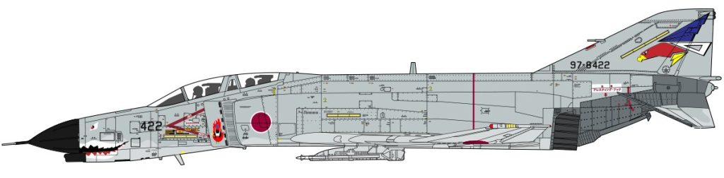 　F-4EJファントム戦闘機　第302飛行隊百里基地 2013年航空戰技競技会
側面