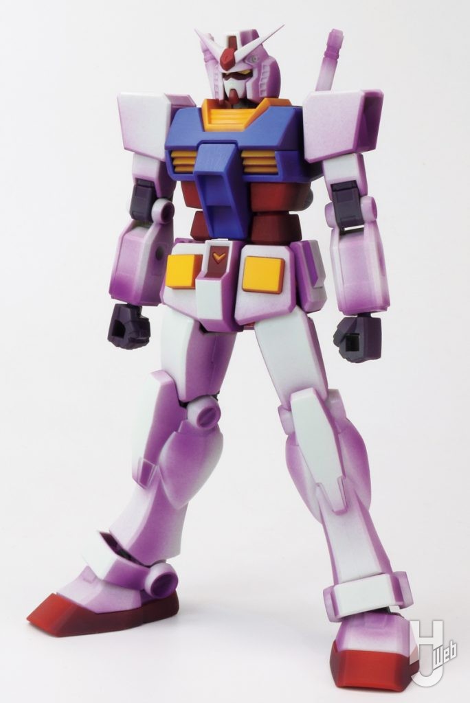 けんたろう製作「EG_RX-78-2ガンダム」エヴォパープル塗装後