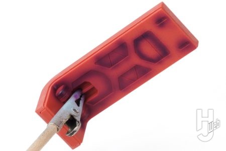 けんたろう製作「シャアザク」肩装甲エヴォパープル塗装