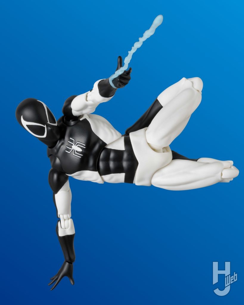 ネガティブゾーンのスパイダーマンの可動フィギュアの全体画像