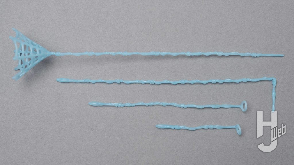 ネガティブゾーンのスパイダーマンの可動フィギュアの付属パーツの画像