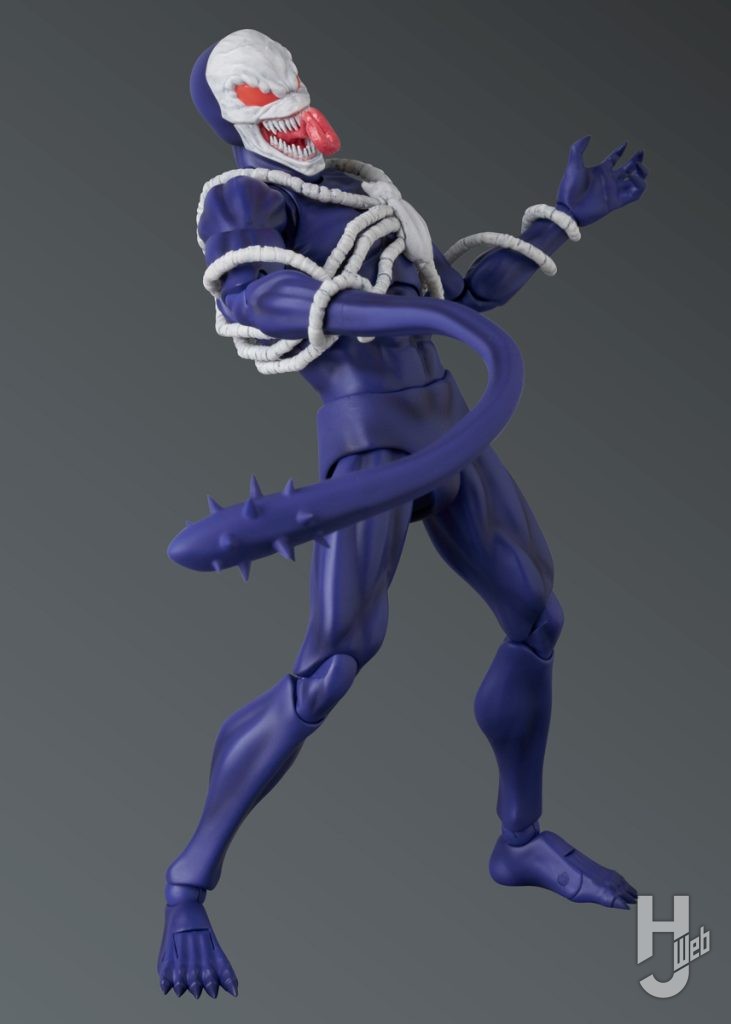 ヴェノムの可動フィギュアの全体画像