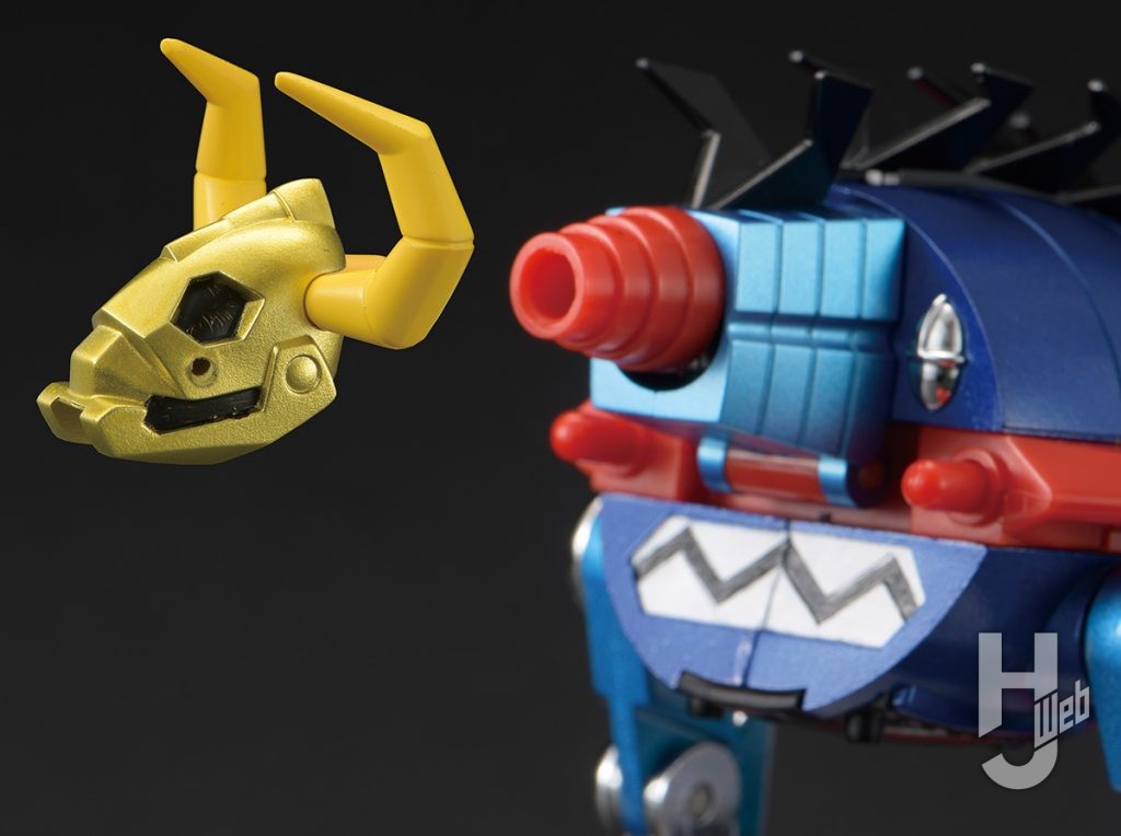 超合金 大空魔竜　頭部取り外し