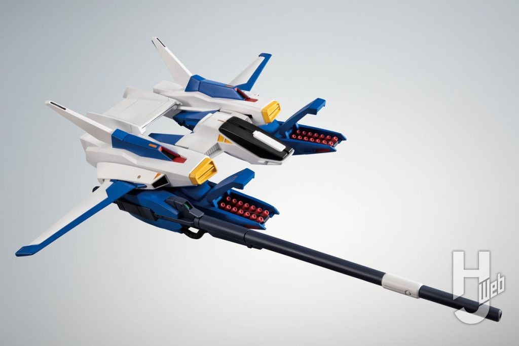 スーパーガンダムの可動フィギュアの変形イメージの全体画像