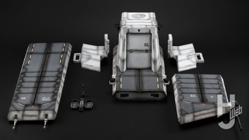 ネェル・アーガマのジオラマディスプレイの全体画像