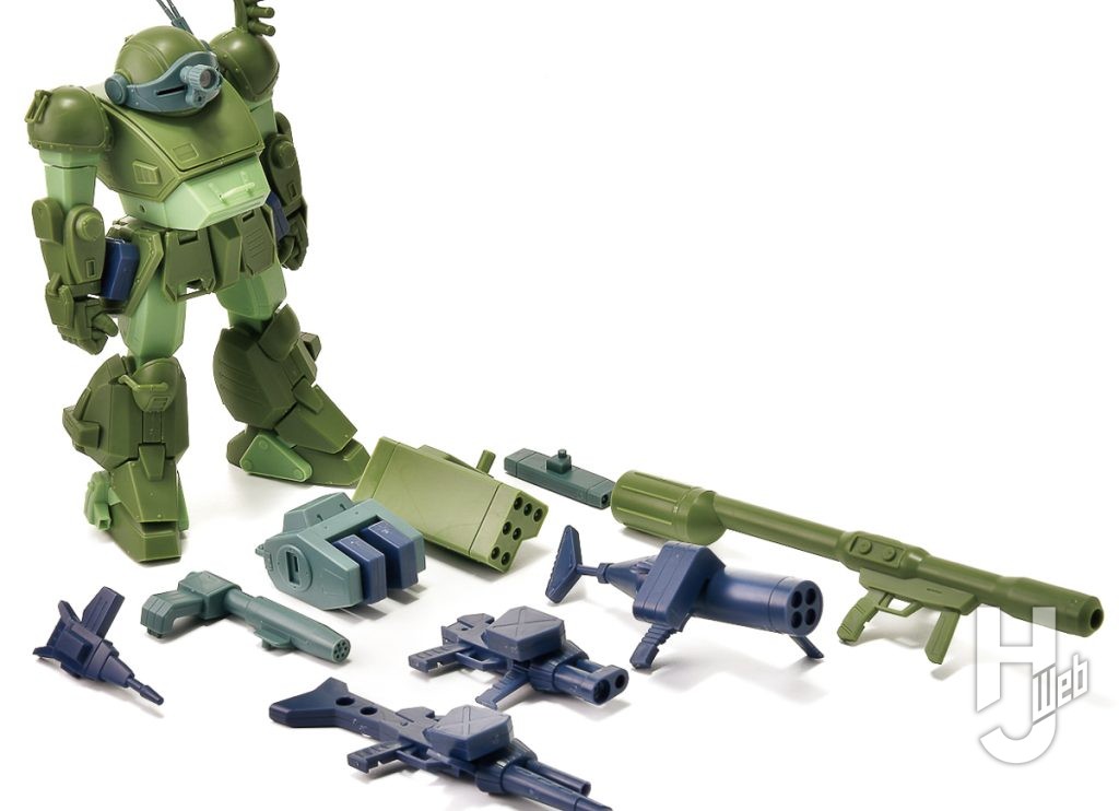 ウェーブ-1／35-スコープドッグターボカスタム［PS版］キット内容