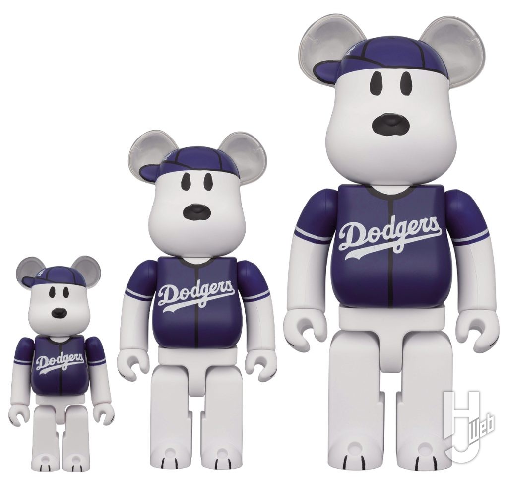 ロサンゼルス・ドジャースのベアブリックの画像